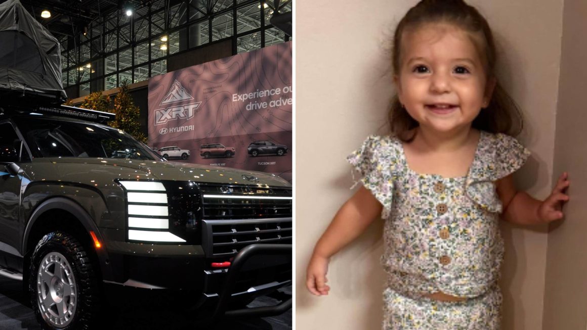 Lucia, 2, klämdes till döds av bilsätet