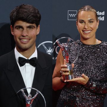 Alcaraz, Sabalenka light up Laureus Awards