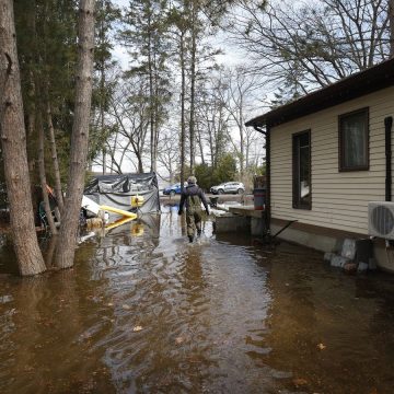 As flood waters stabilize, river-front residents brace for ‘second pulse’
