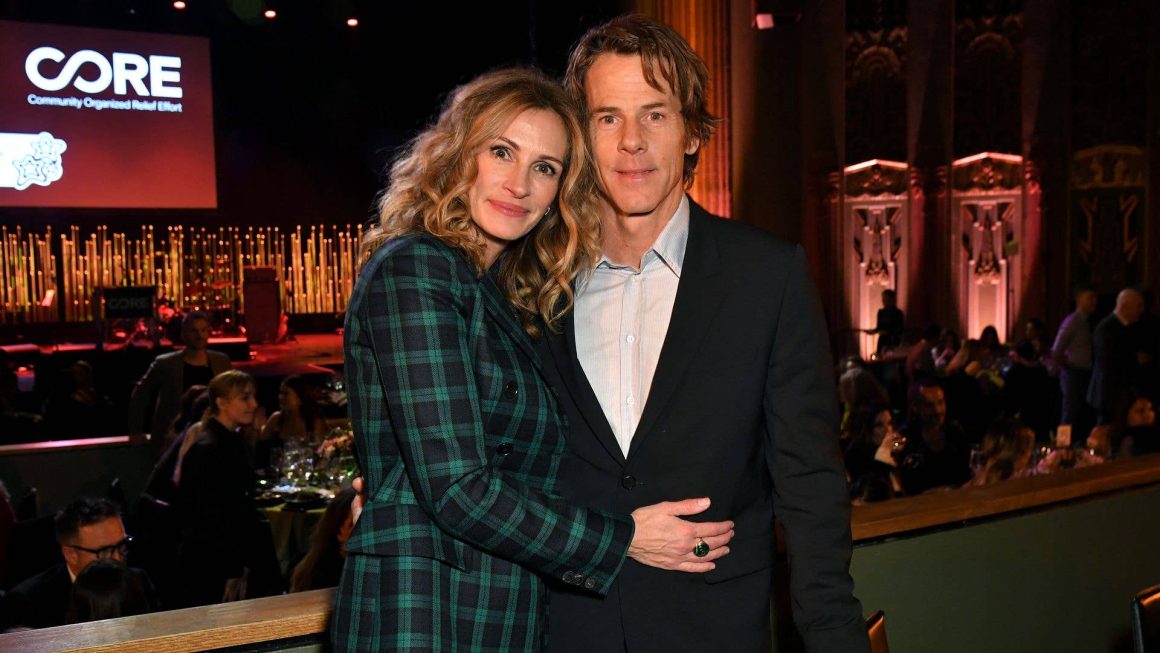 Julia Roberts is glowing as she steps out for rare night with husband Danny Moder