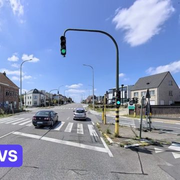 Nieuwe inrichting van druk kruispunt in Roosdaal moet fietsers en voetgangers beter beschermen 