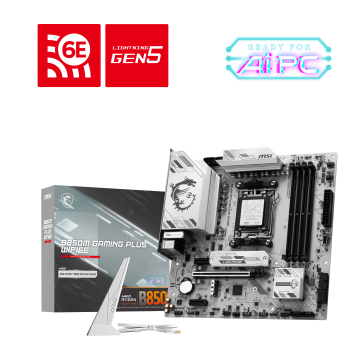 MSI, ‘MSI B850M 게이밍 플러스 WIFI6E’ 정식 출시.. 6년 만에 돌아온 게이밍 플러스