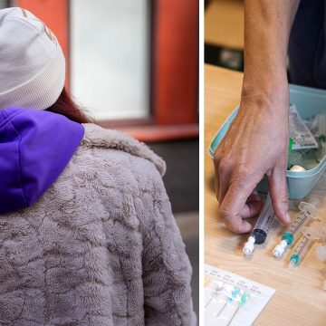 De är beroende av heroin i hemlighet