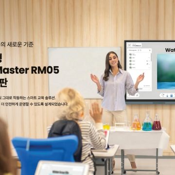 벤큐, AI 기능 강화한 전자칠판 RM05 시리즈 국내 출시