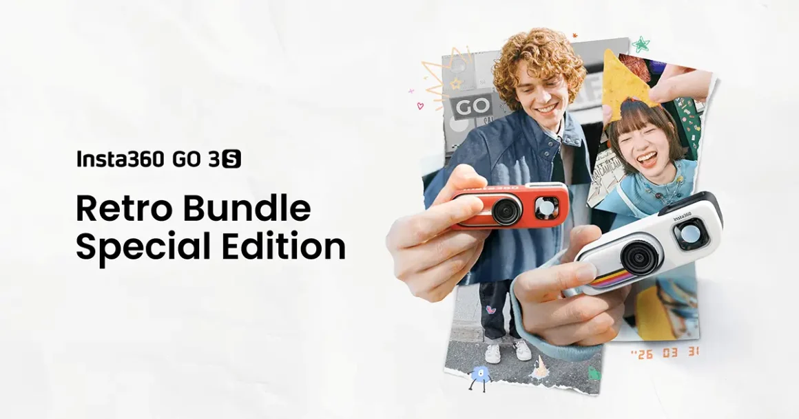 Insta360 GO 3S Retro Bundle วางขายในไทยแล้ว เริ่ม 9,499 บาท พร้อม Viewfinder สไตล์กล้องฟิล์ม